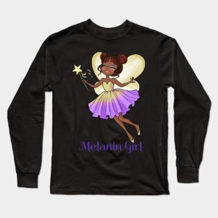 Melanin Girl Long Sleeve T-Shirt